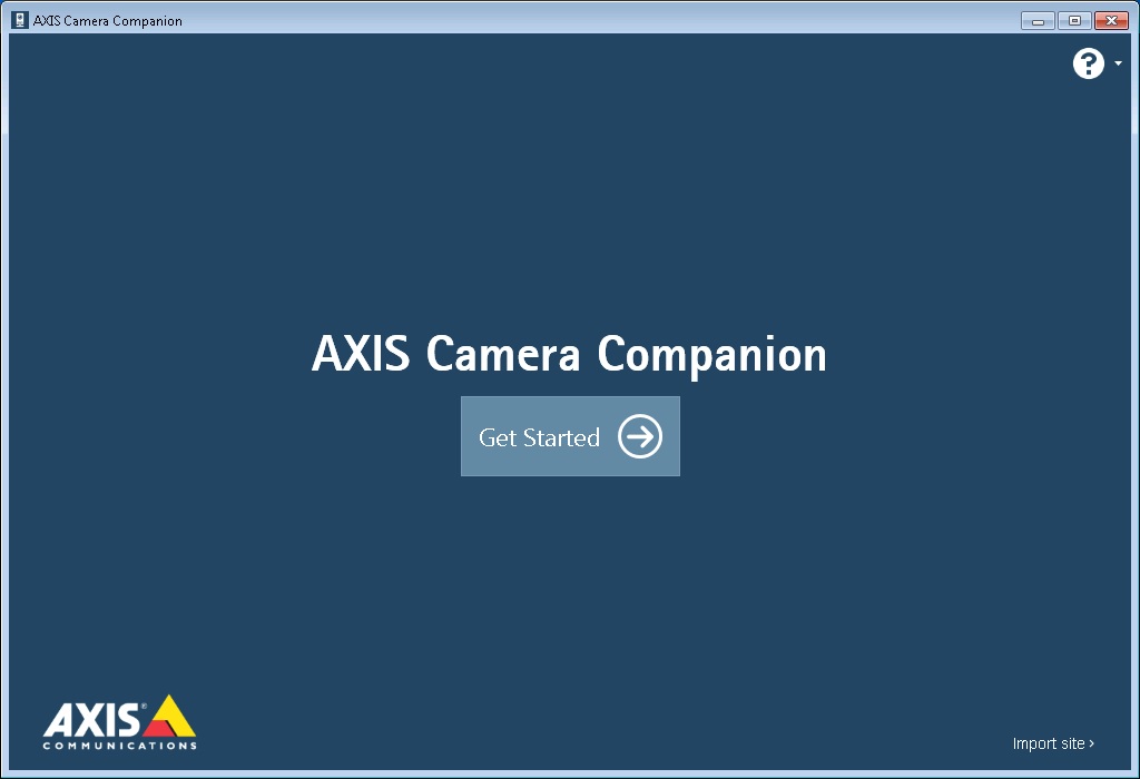 Axis get started