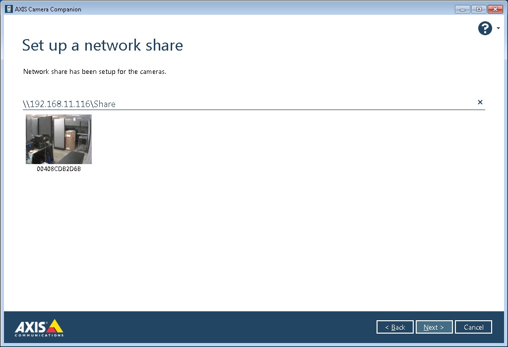setup network share