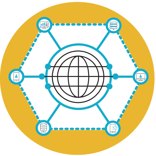 yellow circle with endpoint example